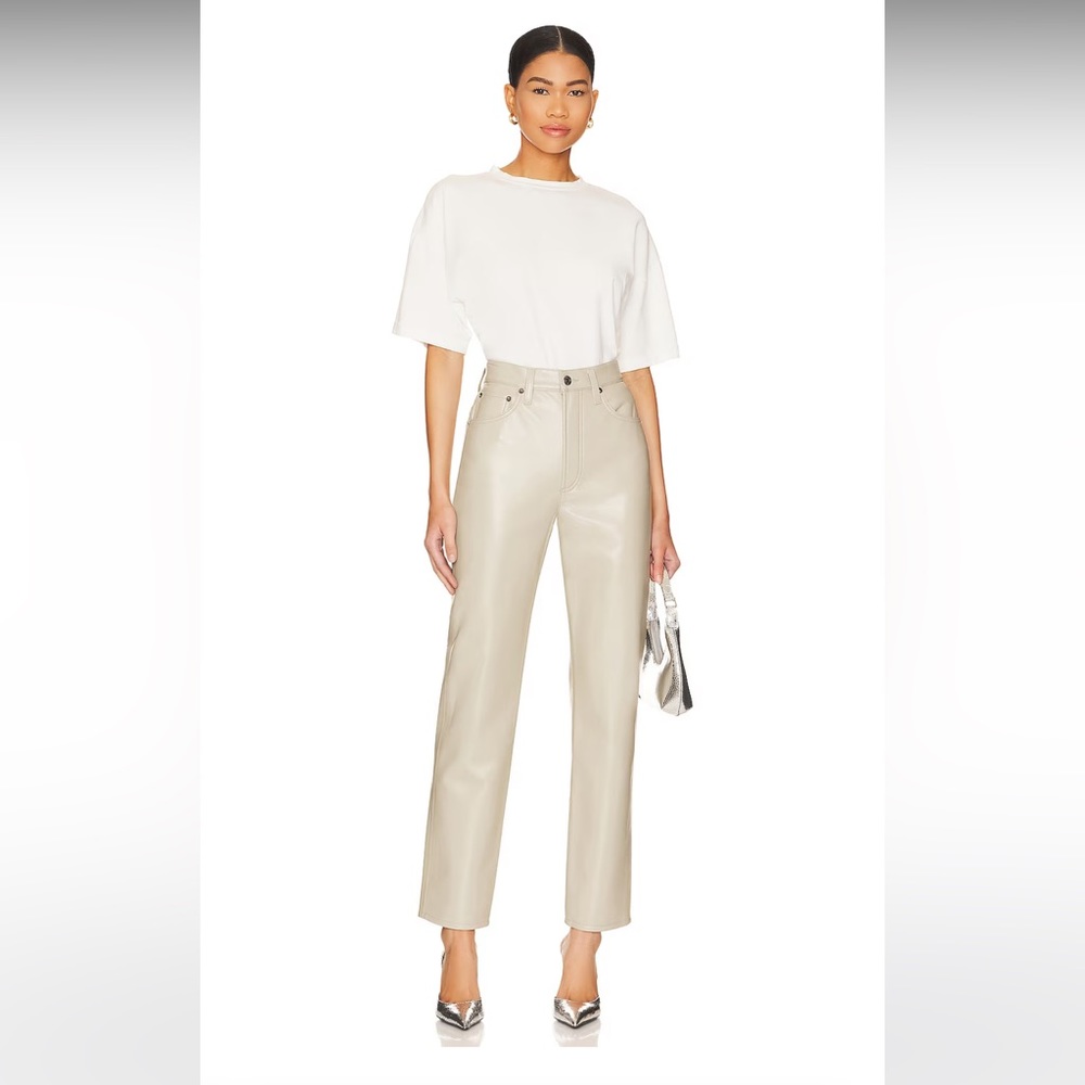 AGOLDE Recycled Leather 90's Pinch Waist